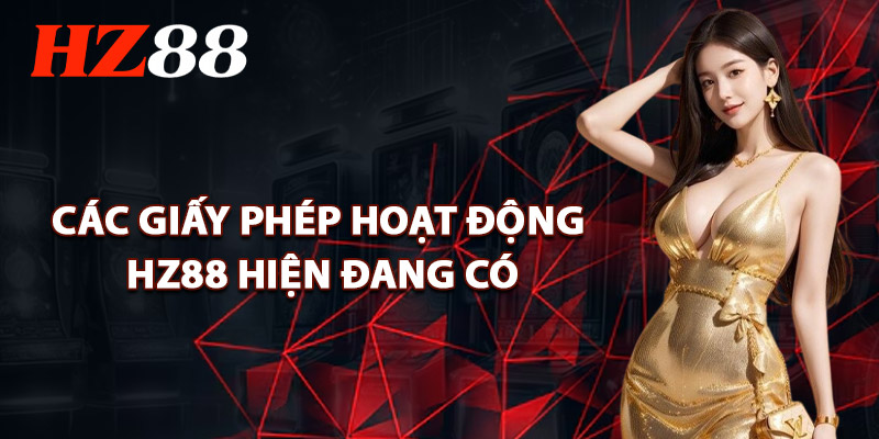 Giấy Phép Hoạt Động HZ88 – Căn Cứ Pháp Lý Bảo Vệ Hội Viên 2 Các Giấy Phép Hoạt Động HZ88 Hiện Đang Có